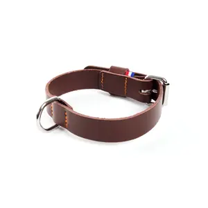 Collar para perro de cuero bicolor Martin Sellier 499 image-1