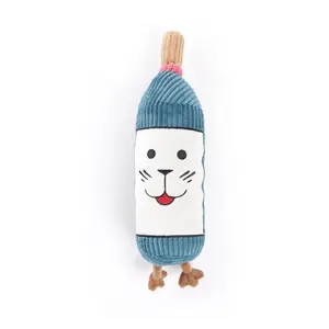 Peluche pour chien bouteille de vin Martin Sellier image-0