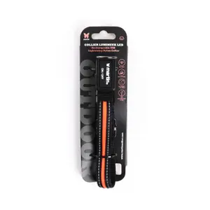 Leuchthalsband für Hunde aus Nylon mit USB Martin Sellier image-0