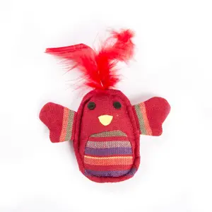 Jouet peluche pour chat poussin Martin Sellier image-0
