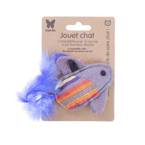 Flying fish plush toy for cats Martin Sellier image-1