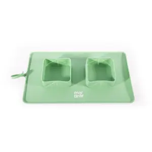 Foldable double dog bowl Martin Sellier image-0