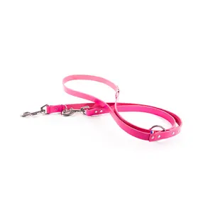 Multikleuren leren hondenriem Martin Sellier 499 image-0