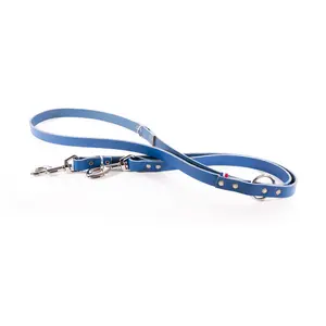 Multikleuren leren hondenriem Martin Sellier 499 image-0