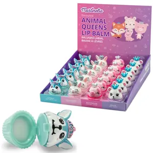 Children's lip balm Martinelia Animales queens image-0
