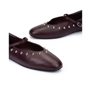 Női bőr balerina cipők Martinelli Lariana image-6