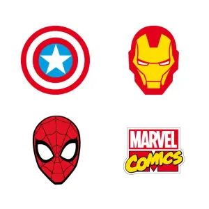 Gum Marvel Ironman - Spiderman - Capitaine Amérique (x4) image-0
