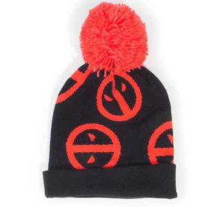 609829b-cappello-e-sciarpa-marvel-deadpool-nero-rosso-tu