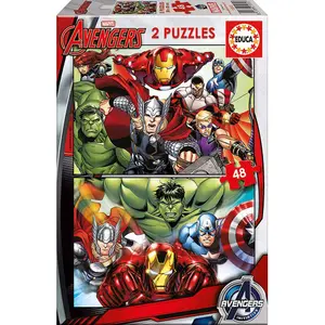 Puzzles with 48 pieces Marvel Avengers (x2) image-0