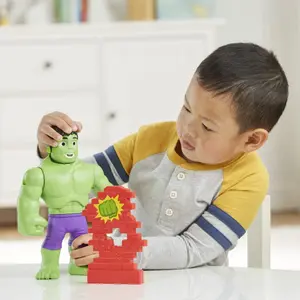 Figurine Marvel Spidey Mega Mighty Hulk con Gestos image-4
