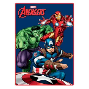 Children's fleece blanket Marvel Avengers image-0