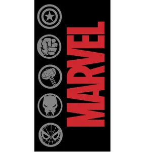 Children's cotton beach towel Marvel Avengers image-0