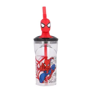 Straw mug spiderman 3d figurine Marvel image-0
