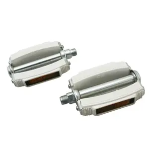 Pédales city filetage (emballage OEM) corps acier cage résine Marwi image-1