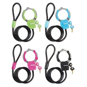 Pacote de 4 algemas de cabo anti-roubo Master Lock image-0