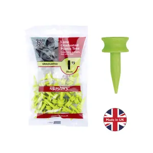 Lot de 35 Tees 25mm Plastique A Etage Masters image-0