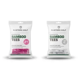 Bamboo measuring tees Masters (x20)
