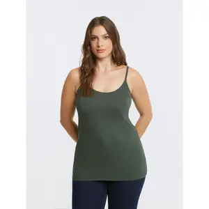 Canottiera donna in viscosa Mat Fashion Basic image-1