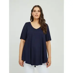 Topp för kvinnor Mat Fashion Basic image-1