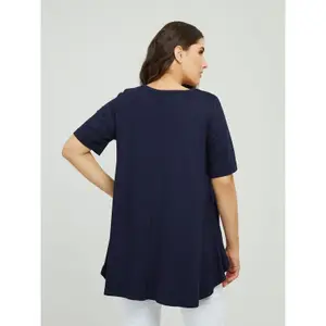 Topp för kvinnor Mat Fashion Basic image-2