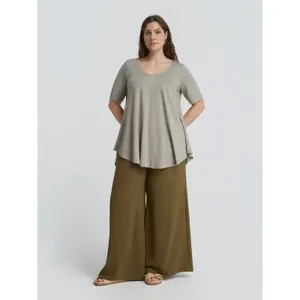 Topp för kvinnor Mat Fashion Basic image-2
