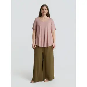 Topp för kvinnor Mat Fashion Basic image-2