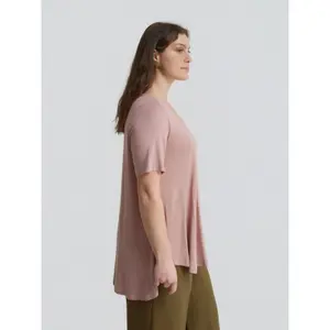 Topp för kvinnor Mat Fashion Basic image-3