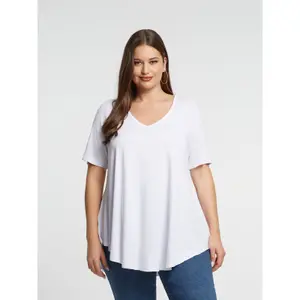 Topp för kvinnor Mat Fashion Basic image-1