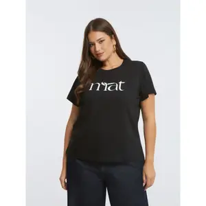 Women's logo T-shirt Mat Fashion image-1