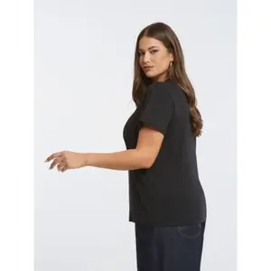 Women's logo T-shirt Mat Fashion image-3