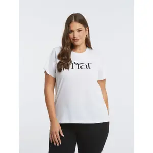 Women's logo T-shirt Mat Fashion image-1