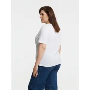 V-ringad t-shirt för kvinnor Mat Fashion Basic image-4
