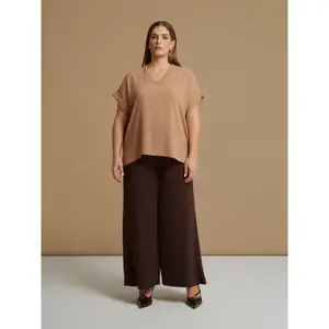 Women’s V-neck blouse Mat Fashion Essential image-1