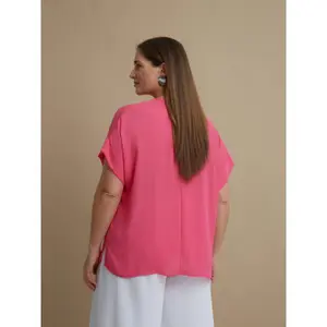 Women’s V-neck blouse Mat Fashion image-3