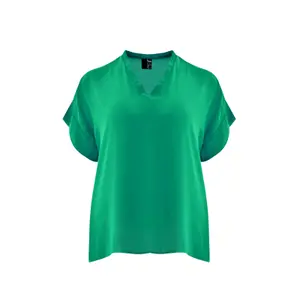 Women’s V-neck blouse Mat Fashion image-0