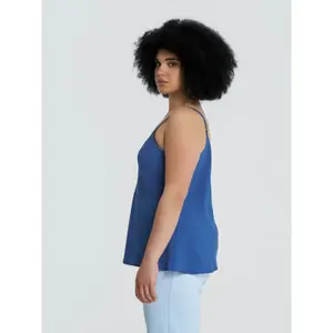 Women's satin tank top Mat Fashion image-4