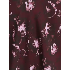 Blommönstrad satinlinne dam Mat Fashion image-2