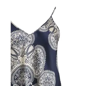 Satintryckt Cachemire Linne Dam Mat Fashion image-1