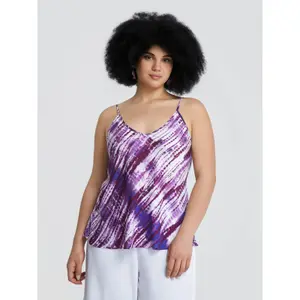 Abstrakt Mönster Sattentopp Dam Mat Fashion image-2
