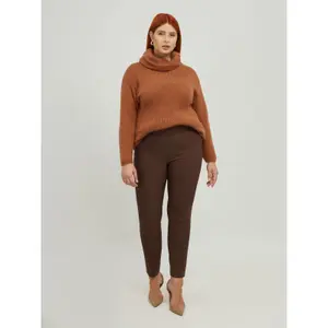 Womens Slim Fit Cotton Trousers Mat Fashion Anny image-1