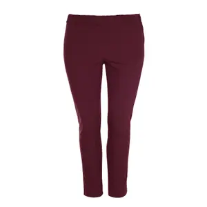 Womens Slim Fit Cotton Trousers Mat Fashion Anny image-0