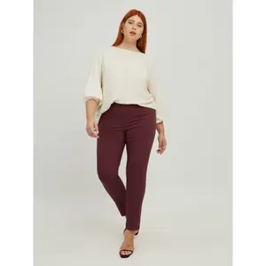 Womens Slim Fit Cotton Trousers Mat Fashion Anny image-1