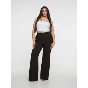 Custom Fit Bootcut Trousers Women Mat Fashion Nina image-1
