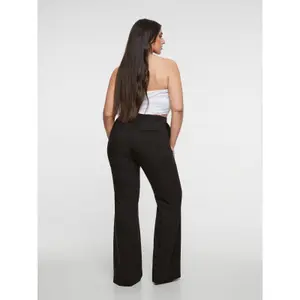 Custom Fit Bootcut Trousers Women Mat Fashion Nina image-2