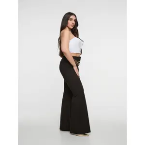 Custom Fit Bootcut Trousers Women Mat Fashion Nina image-3