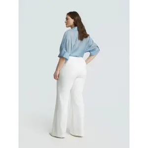 Custom Fit Bootcut Trousers Women Mat Fashion Nina image-2