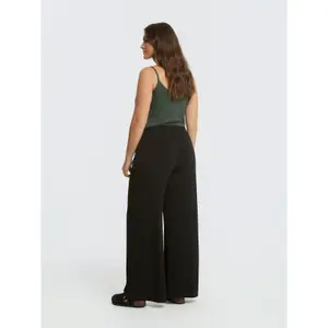 Women's Trousers Mat Fashion Basic Straight image-2