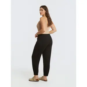 Womens Viscose Jogging Trousers Mat Fashion Basic image-2