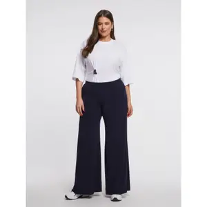 Women's Trousers Mat Fashion Basic Wide Leg image-1