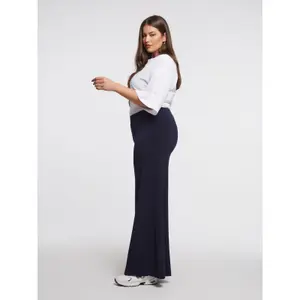 Women's Trousers Mat Fashion Basic Wide Leg image-3